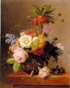 unknow artist Floral, beautiful classical still life of flowers.110 oil painting reproduction